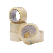 Q-Connect Polypropylene Packaging Tape 50mmx66m Clear (6 Pack) KF01791