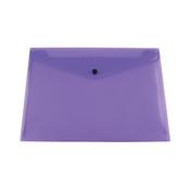 Q-Connect Polypropylene Document Folder A4 Purple (Pack of 12) KF03598