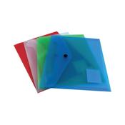 Q-Connect Polypropylene Document Folder A5 Assorted (12 Pack) KF03609