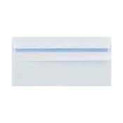 Q-Connect DL Envelope Wallet Self Seal 80gsm White (250 Pack) KF07556