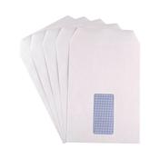 Q-Connect C5 Envelope Window Self Seal 90gsm White (150 Pack) KF07559 image