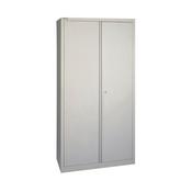 Jemini 2 Door Storage Cupboard Metal 950x420x1960mm Grey KF08503 image