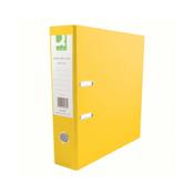Q-Connect 70mm Lever Arch File Polypropylene A4 Yellow (10 Pack) KF20023