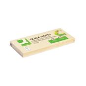 Q-Connect Quick Notes Recycled 38x51mm Yellow (Pack of 12) KF22367