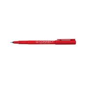 Q-Connect Fineliner Pen 0.4mm Red (Pack of 10) KF25009