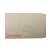 Q-Connect C4 Envelopes Board Backed Peel and Seal 115gsm Manilla (Pack of 125) KF3521