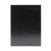 5 Star Academic Diary Week To View A5 Black 2025-2026 KF3A5ABK25