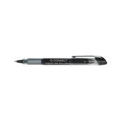 Q-Connect Liquid Ink Rollerball Pen Fine Black (Pack of 10) KF50139