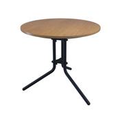 Trine Wooden Top Table 800x800 x730mm KF70148 image