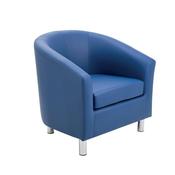 Jemini Tub Armchair Polyurethane Blue KF70355