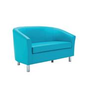 Jemini Tub Sofa Polyurethane Sky Blue KF70357 image
