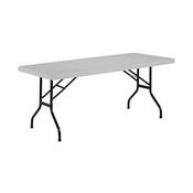 Jemini Rectangular Folding Table 1210x600x740mm White KF72328 image