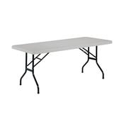 Jemini Rectangular Folding Table 1510x760x740mm White KF72329 image