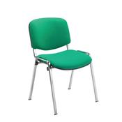 Jemini Ultra Multipurpose Stacking Chair Green/Chrome KF72905 image