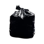 2Work Light Duty Refuse Sack LPDE Black 457x725x950mm (Pack of 200) KF73375