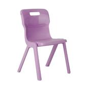 Titan One Piece Classroom Chair 482x510x829mm Purple (Pack of 30) KF78643 - Size 6