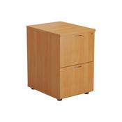 Jemini 2 Drawer Filing Cabinet 464x600x710mm Beech KF79455 image
