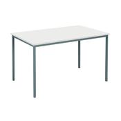 5 Star Modara Multipurpose Table 1200x800x730mm White/Silver KF79849 image