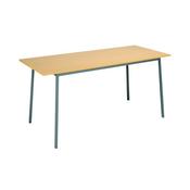 5 Star Modara Multipurpose Table 1800x800x730mm Oak/Silver KF79854 image