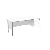 5 Star Modara Desk 3 Drw Fixed Pedestal 1800x730mm White KF800087 image
