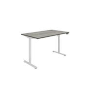 Polaris SM Sit/Stand Height Adjustable Desk 1400x800 GOak/Wht KF800091
