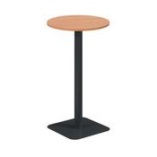 5 Star Forge High Round Table 600mm Beech/Black KF800146 image