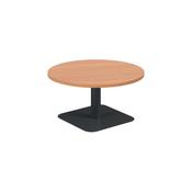 5 Star Forge Low Round Table 800mm Beech/Black KF800168 image