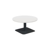 5 Star Forge Low Round Table 800mm White/Black KF800172