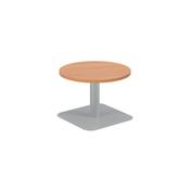 5 Star Forge Low Round Table 600mm Beech/Silver KF800173 image