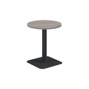 5 Star Forge Mid Round Table 600mm Grey Oak/Black KF800196 image