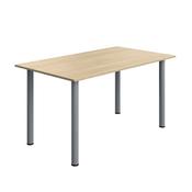 5 Star Modara Rectangular Meeting Table 1400x800x730mm Oak KF800259