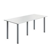 5 Star Modara Rectangular Meeting Table 1800x800x730mm White KF800284