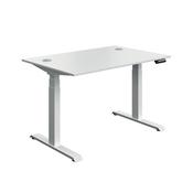 5 Star Modara DM Sit/Stand Height Adj Desk 1200x800 Wht KF800336 image