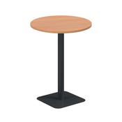 5 Star Forge High Round Table 800mm Beech/Black KF800352 image
