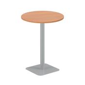 5 Star Forge High Round Table 800mm Beech/Silver KF800358 image