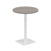 5 Star Forge High Round Table 800mm Grey Oak/White KF800366 image