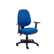 Two Lever Sheaf Operator Chair Royal Blue with Adjustable Arms KF800376 image