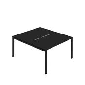 Jemini Two Person Back-to-Back Bench Desk Black/Black KF800585