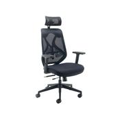 Arista Stealth High Back Chair with Headrest Black KF80304 image