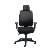 Avior Elbrus High Back Operator Chair 650x678x678mm Black KF80333
