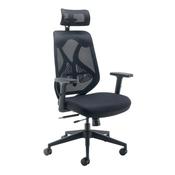 Jemini Stealth Operator Chair with Height Adjustable Arms Black KF80386 image