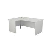 Jemini Radial Left Hand Panel End Desk 1800x1200x730mm White KF805151 image