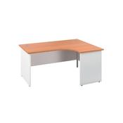 Jemini Switch Radial Right Hand 1600x1200x730mm Beech/White KF805427