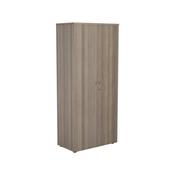 Jemini Wooden Cupboard 800x450x1800mm Grey Oak KF810582 image