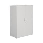 First Wooden Storage Cupboard 800x450x1200mm White KF820925 image