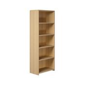 5 Star Modara Bookcase 4 Shelves 750x400x2000mm Oak KF822158 image