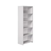 5 Star Modara Bookcase 4 Shelves 750x400x2000mm White KF822165 image