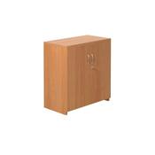 5 Star Modara Lockable Cupboard 1 Shelf 750x400x800mm Beech KF822172 image