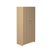 5 Star Modara Lockable Cupboard 3 Shelves 750x400x1600mm Oak KF822240
