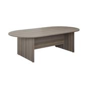 Jemini D-End Meeting Table 1800x1000x730mm Grey Oak KF822653 image